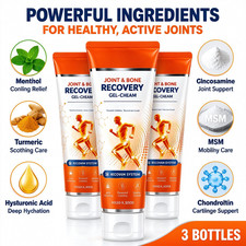 1-5Pcs Joint Massage Cream, Fast Absorbing with Turmeric  Glucosamine for Knees