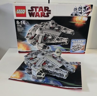 Lego Star Wars Midi-Scale Millennium Falcon 7778 Vollständig, Konvolut, OVP