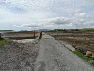 Photo 12x8 Causeway leading out to Inishnakillew, Clew Bay Kilmeena It is  c2017