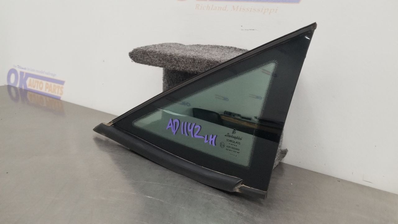 04 LAMBORGHINI GALLARDO PILLAR GLASS LEFT DRIVER