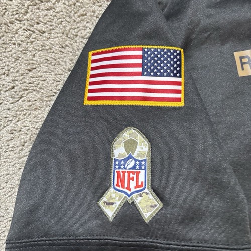 New Nike Baltimore Ravens Hoodie On Field Black Salute To Service Mens L - Picture 3 of 8