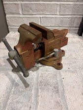 Vintage Columbian No. 63-3 Bench Vise 3.5" 3 1/2" Swivel Base USA