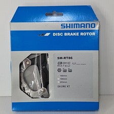 Shimano DEORE XT MTB Bike Disc Brake Rotor SM-RT86 160mm,ICE-TECH,6 bolts