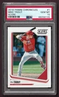2018 Panini Chronicles Score #1 Mike Trout PSA 10 - LA Angels - SET REGISTRY