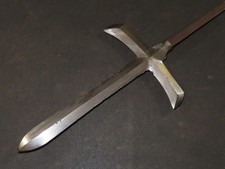 JYUMONJI YARI (spear) only blade : YOSHITOSHISAKU : EDO :  20.1 × 7.6 " 210g