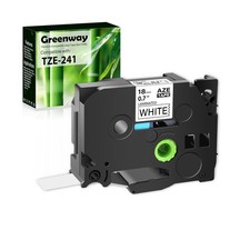 1PK Compatible Brother TZe 241 TZ241 18mm Label Tape for PT-2730 PT-1890 PT-9600