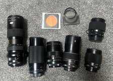 M42 Mount Vintage Film Camera Lens And Filter Assortment, Sirius, Sigma, Vivitar