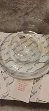 Vintage Princess House Heritage Crystal Chip and Dip Bowl Server