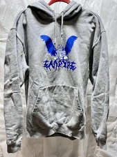 Men’s Empyre Angel Tears Grey Hoodie Size Large