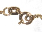 Estate Vintage Solid 14kt Yellow Gold Rolo Belcher Necklace Cable Chain 17.5" 2. — photo 4