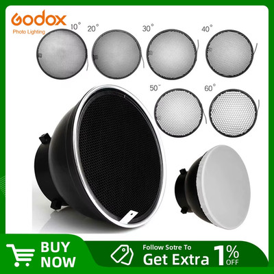 7inch 18cm Standard Reflector Diffuser with 10/20/30/40/50/60 Degree Honeycomb G