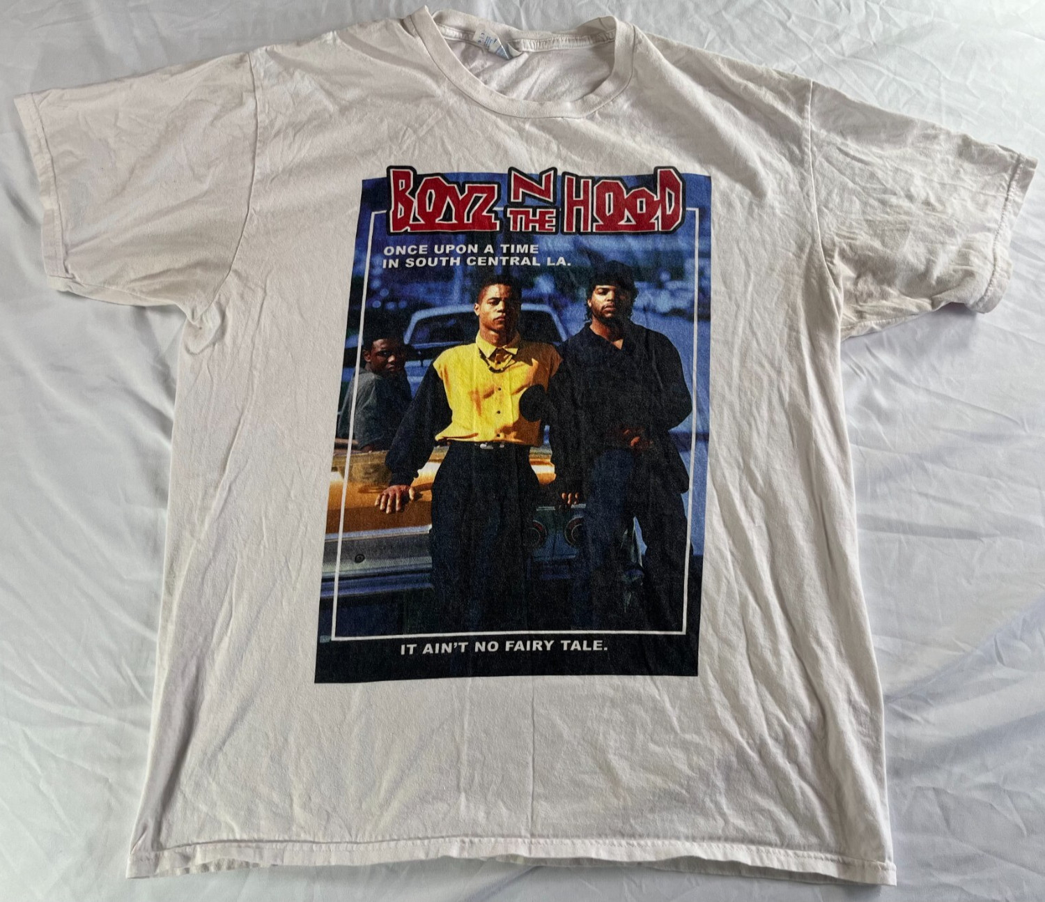 Boyz N The Hood Graphic T-Shirt Men’s Size Large White