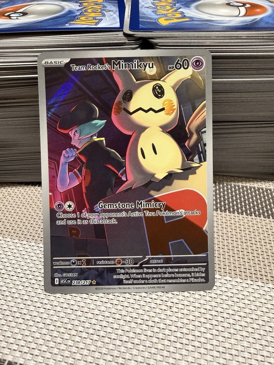 Team Rocket's Mimikyu 238/217 Ascended Heroes | eBay