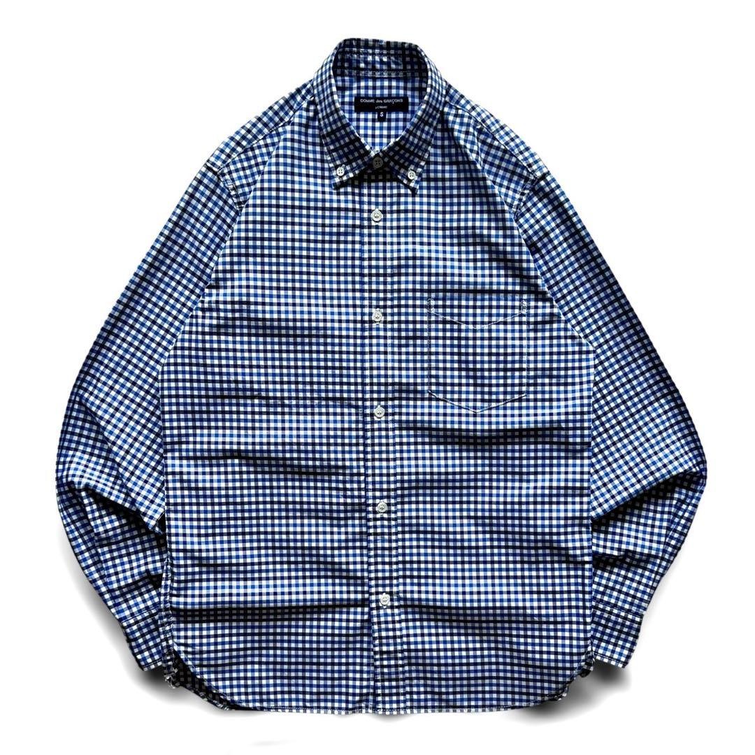 Comme Des Garcons Homme/Gingham Check Shirt Made in Japan Men Size JPN-S
