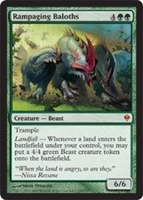 1x Rampaging Baloths - Foil Light Play MTG Magic - Kid Icarus - image