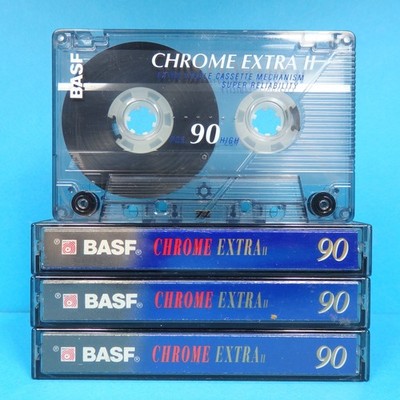   3x BASF Chrome Extra II 90 * IEC Type 2 * Cassettes Kassetten кассеты * 1993