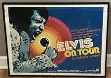 Elvis On Tour / Framed / Half Sheet / 1972 Movie Poster / Direct From Memphis