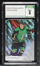 2019-20 Upper Deck SP Game Used CHL Edition 6/19 Ozzy Wiesblatt #39 CSG 8 ki6