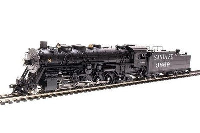 HO Broadway Limited Paragon 2 AT&SF Santa Fe 2-10-2 Locomotive #3866 - (NEW)