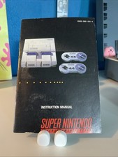 1991 Original Super Nintendo System SNES Instruction Manual Only USA-4