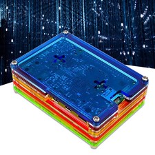 Acrylic Housing for RPi 5 Case Acrylic Enclouse Box Optional Cooling Fan