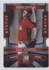 2010 Donruss Elite Extra Edition Status Red Die-Cut 97/100 Alex Wimmers #26 0c2