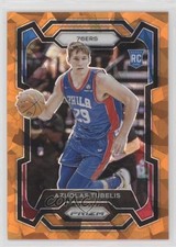 2023-24 Panini Prizm Orange Ice Prizm Azuolas Tubelis #283 e9p
