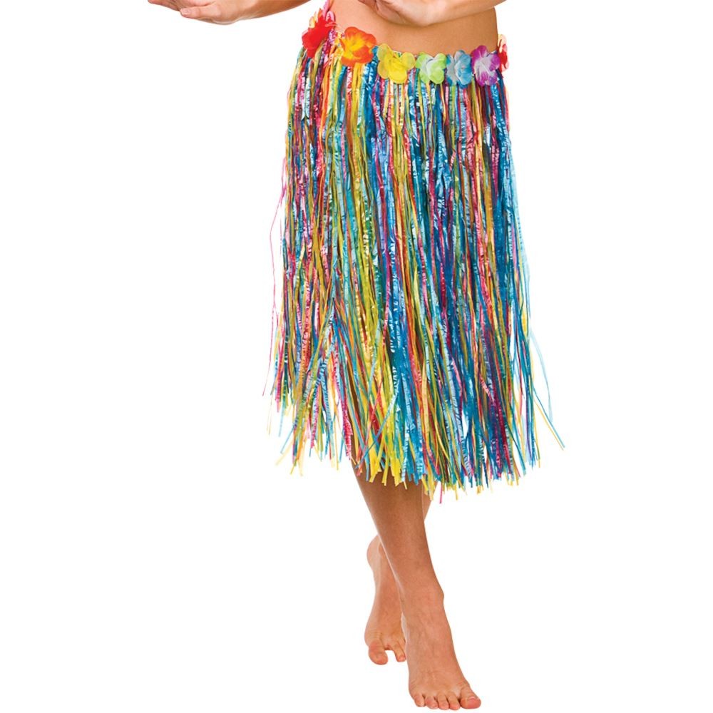 Wicked Costumes Multicoloured Hula Skirt 60cm