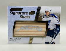 2024-25 UpperDeck Engrained Icons Mike Eastwood Signature Shots Blues #SS-ME