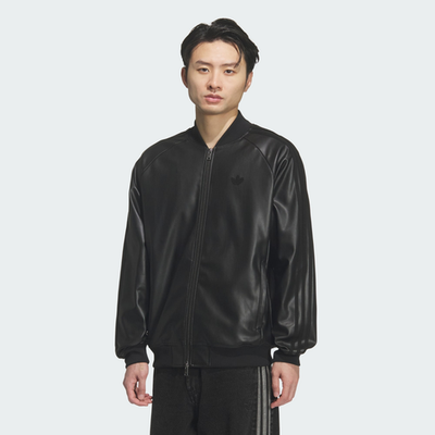 adidas Originals SST Leather Jacket Black KW1844 Japan Size | eBay