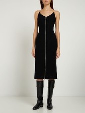 Gucci Wool Midi Black Dress IT38/UK6/FR34/US2; New With Tags!