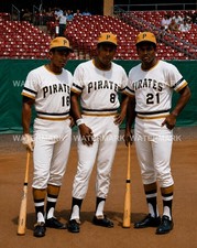 Al Oliver Willie Stargell Roberto Clemente Pirates 8x10 Picture Colorized Print