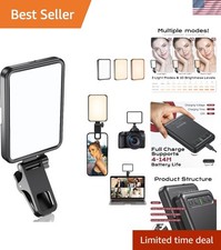 Portable Clip-On Selfie Light for Phone  Camera - Perfect for Vlogs  TikTok