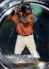 2020 Bowman Chrome Glimpses of Greatness Marco Luciano GOG-ML Giants Prospect AS