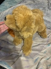 FAO Schwarz Medium Plush Dog Stuffed Animal Brown 14-24 in