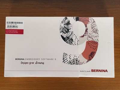 Bernina Designer Plus 9 Embroidery Software Full Version w/ WiFi - NEW SEALED
