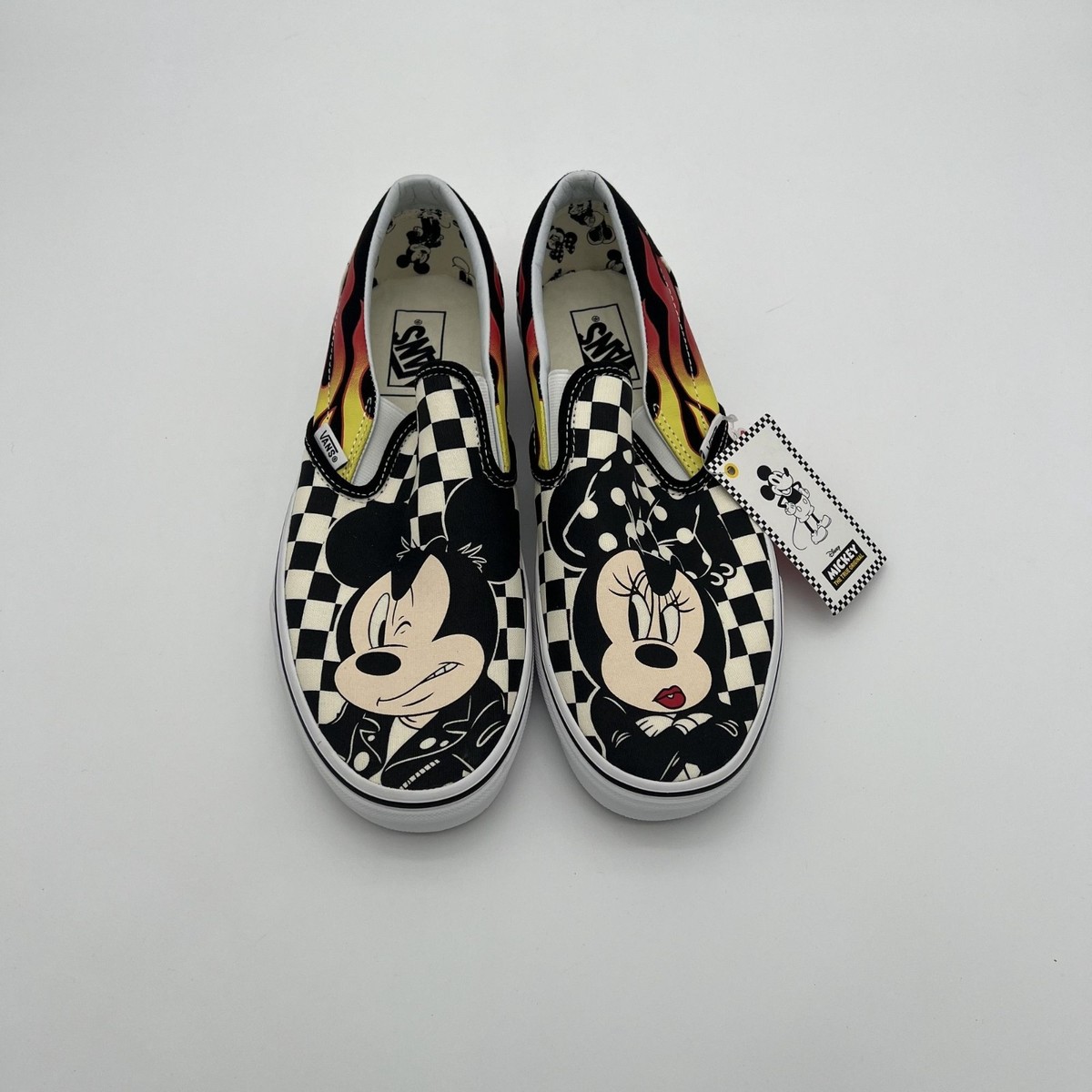 Disney X Vans Mickey & Minnie Mouse Checkerboard Slip-On  display picture 3