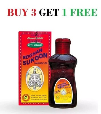 Roghan Sukoon Massage Oil 100ML Sprain, Headaches, Back Pain, Joint Pain & Body