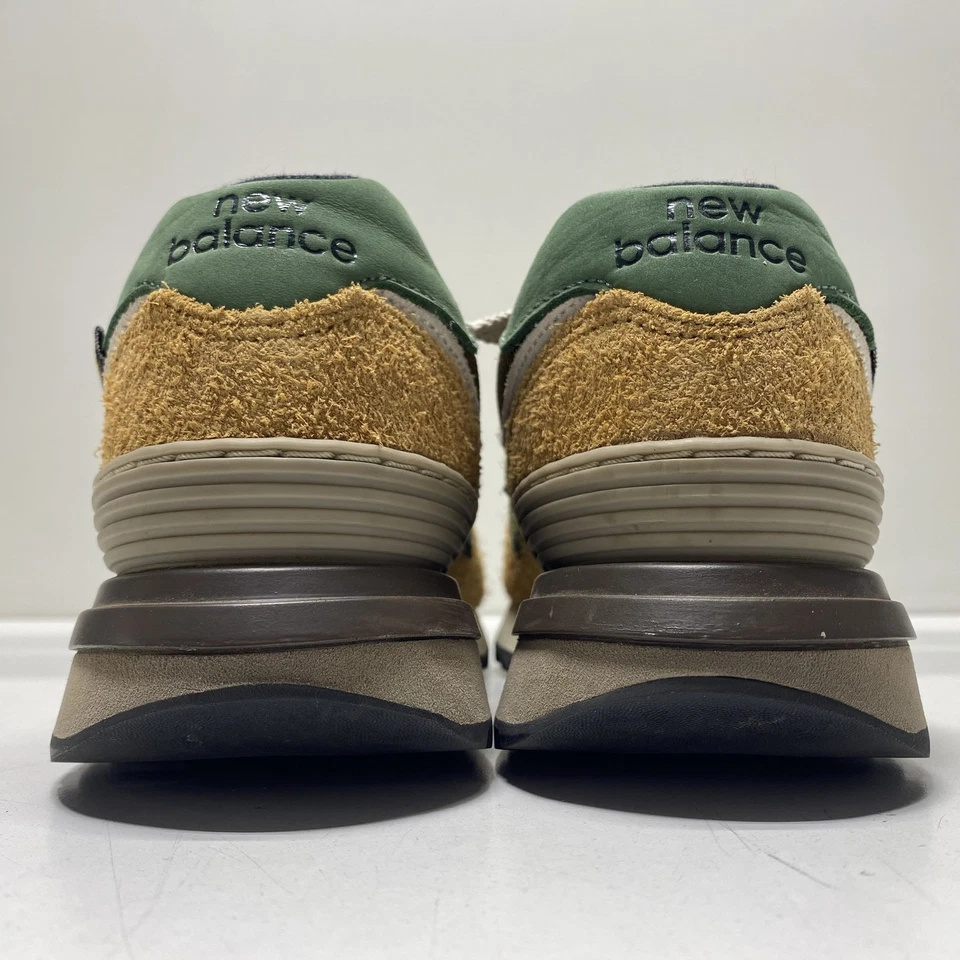 Tênis esportivo feminino New Balance camurça marrom tamanho 8 - Imagem 4 de 4