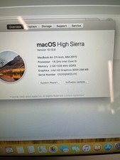 Apple MacBook Air 11" (64GB SSD, Intel Core i5 1st Gen., 1.6GHz, 2GB) Laptop...