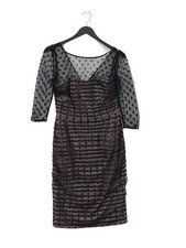 Coast Bodycon Midi Dress UK8 in Black