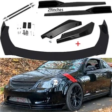 Front Bumper Lip Splitter Spoiler Rear Canards Side Skirt For Chevorlet Cobalt S