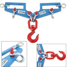 2T Forklift Lifting Hook with Hook and Sided Holes for Warehouse Farm Transport