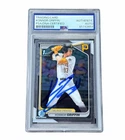 Konnor Griffin Signed Card 1st Bowman Chrome Auto Pittsburg Pirates PSA