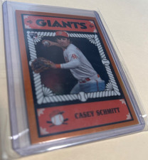 CASEY SCHMITT RC BOWMAN REFRACTOR 25 SSP 2023 ASCENSIONS GIANTS COLOR MATCH SSP!