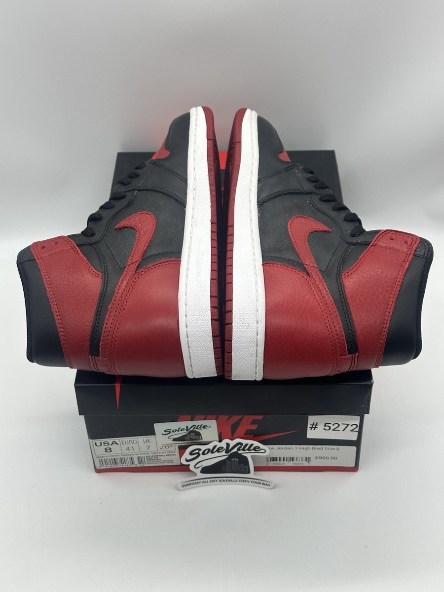 Vvvnds Nike Air Jordan 1 Retro High OG 'Banned' 2016 - 555088-001