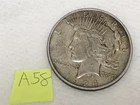 1924 U.S. LIBERTY PEACE SILVER DOLLAR VERY NICE LOT #A58