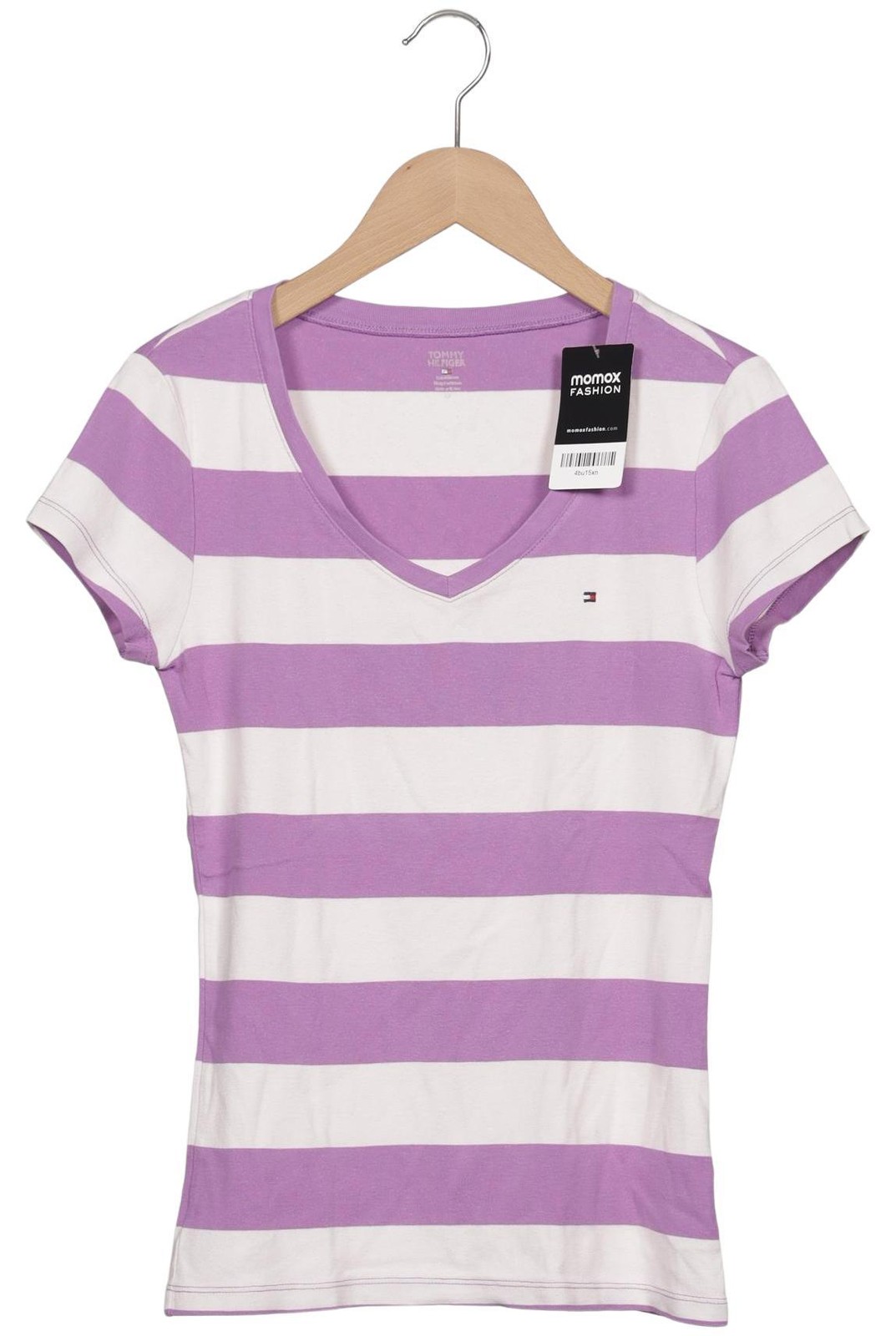 Tommy Hilfiger T-Shirt Damen Shirt Kurzärmliges Oberteil Gr. S Baumw... #4bu15xn