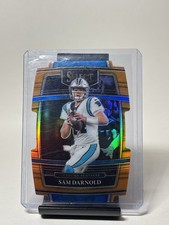 2021 Panini Select - Concourse Sam Darnold #7 Orange Prizm Die-Cut /249