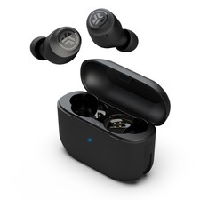 JLab Go Air Pop True Wireless Bluetooth Earbuds w/Chrg Case, Black, IPX4, 3 EQ